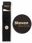 STEVEN 130 PODKOLANOWKI WOOL ( nero , granat) 35/37 , 38/40